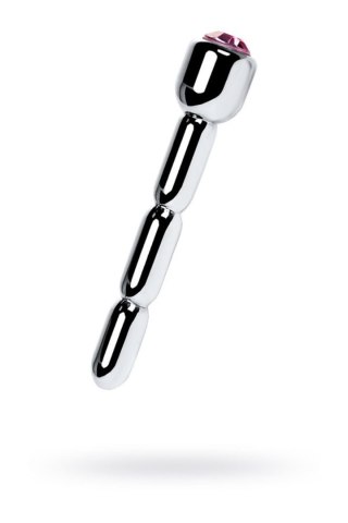 Urethral plug TOYFA Metal, with gem, average, silver TOYFA - Boys of Toys Sp. z o.o. (dystrybutor)