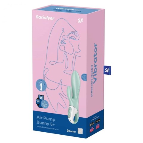 Air Pump Bunny 5 Connect App mint Satisfyer - Triple A Marketing GmbH