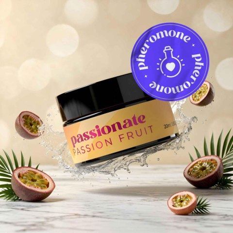 CRUSHIOUS PASSIONATE MASSAGE CANDLE WITH PHEROMONES AND PASSION FRUIT SCENT 20ML Crushious - Lunyvan S.L.