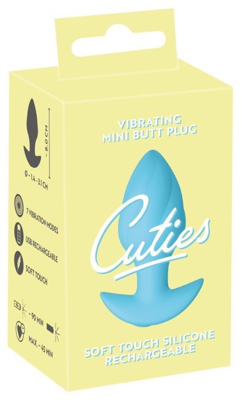 Cuties Vibrating Plug Blue ORION