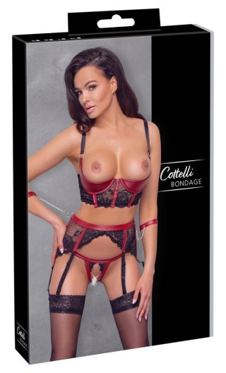 Shelf Bra Set black/red M ORION