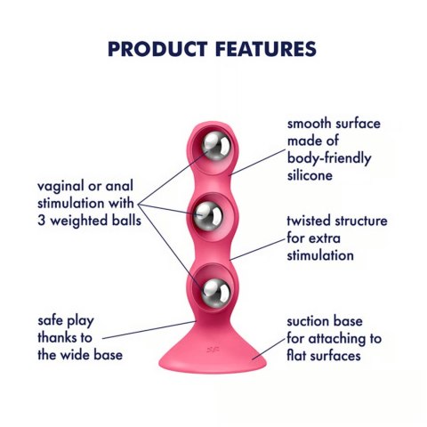 Triple Ball-R - red Satisfyer - Triple A Marketing GmbH