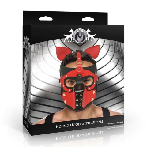 Hound Hood with Muzzle - Black SHOTS