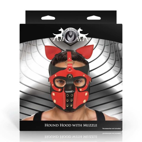 Hound Hood with Muzzle - Black SHOTS