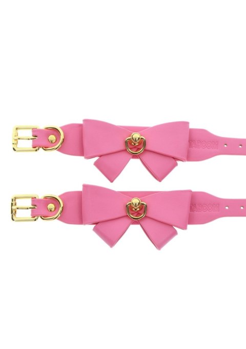 Kajdanki Taboom Malibu różowe PU 28 cm Taboom