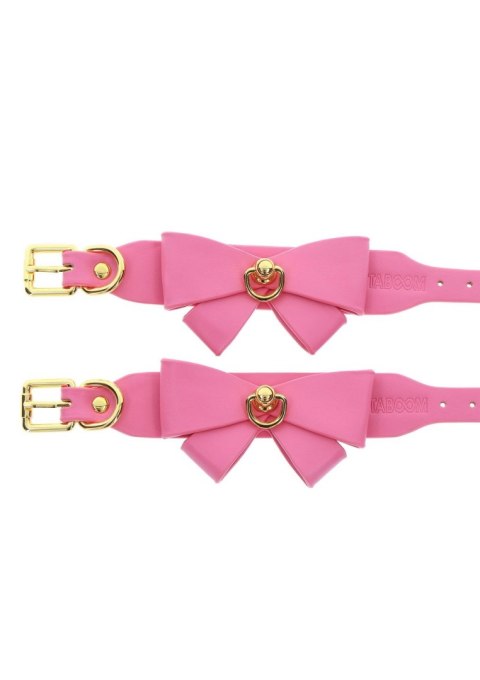 Kajdanki Taboom Malibu różowe PU 28 cm Taboom