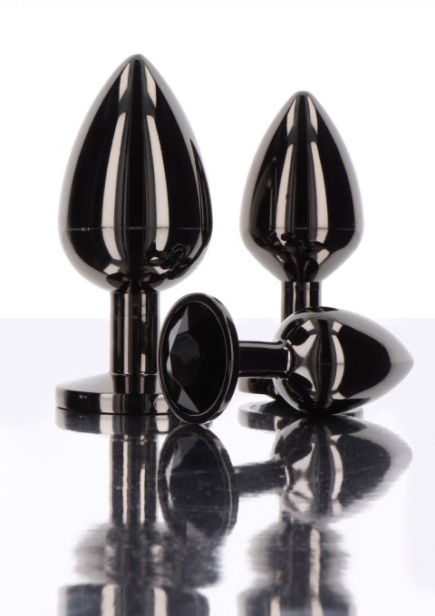 Korek analny Taboom z diamentem czarny 7.2 cm Taboom