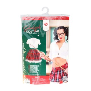 Schoolgirl Costume - S/M - White SHOTS