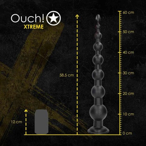 Dominant Drill - Anal Plug - 1222 gr / 55,5 cm- Black SHOTS