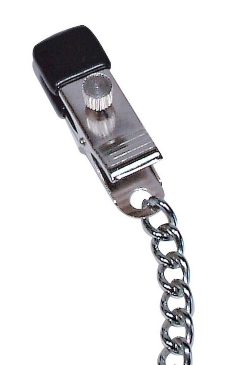 Klipsy na sutki z łańcuchem Fetish Collection 30 cm metalowe Fetish Collection