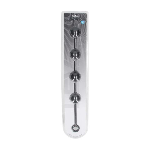 Kulki analne silikonowe Levelz XL 5cm czarne Levelz