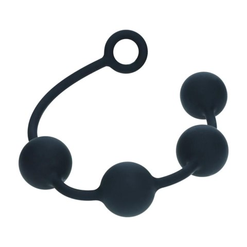 Kulki analne silikonowe Levelz XL 5cm czarne Levelz