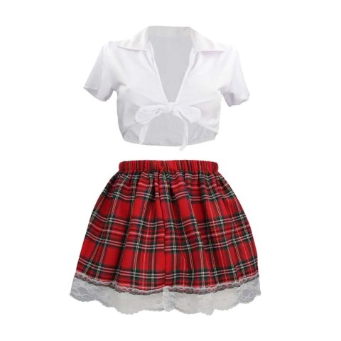 Schoolgirl Costume - S/M - White S-Line