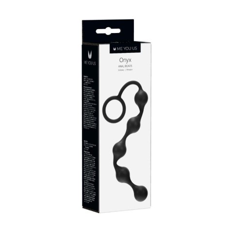 Kulki analne silikonowe Me You Us Onyx 20.5 cm Me You Us