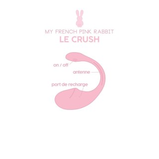 Le Crush Rose Pale - App controlled Intimate Distribution