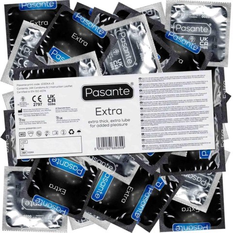 Pasante Extra Condoms Bulk Packs 144 psc PASANTE - Boys of Toys Sp. z o.o. (dystrybutor)