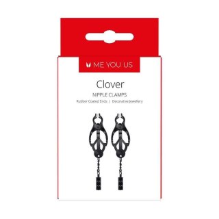 Zacisk na sutki Me You Us Clover stalowy czarny Me You Us