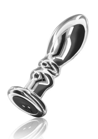 Korek analny wibrujący ToyJoy srebrny stal nierdzewna USB TOYJOY