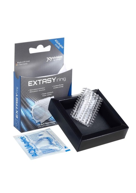 Nakładka Extasy Ring JoyDivision przezroczysta TPE 4.5 cm JoyDivision