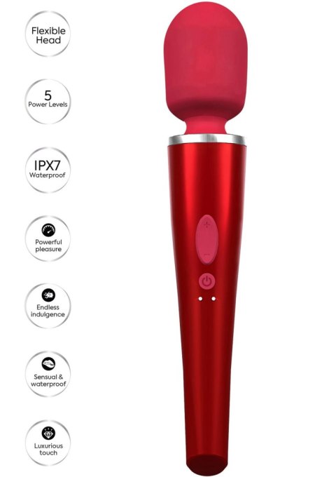 Caresse PRO Wand Massager red SCALA