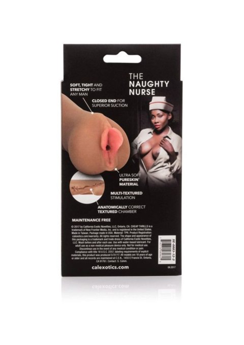 Masturbator Cheap Thrills Naughty Nurse brązowy 12 cm CalExotics