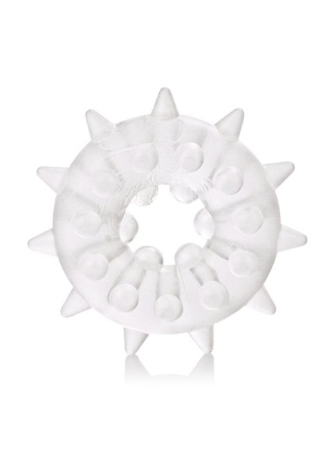 Pierścień erekcyjny Sexagon Enhancer 2 Calexotics przezroczysty 4 cm CalExotics