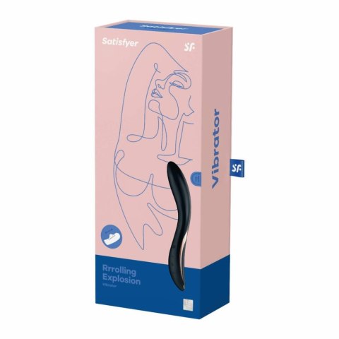 Wibrator punktu G Satisfyer Rolling Explosion czarny USB 22 cm Satisfyer