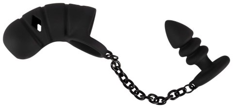 Black Velvets Cock cage with a ORION