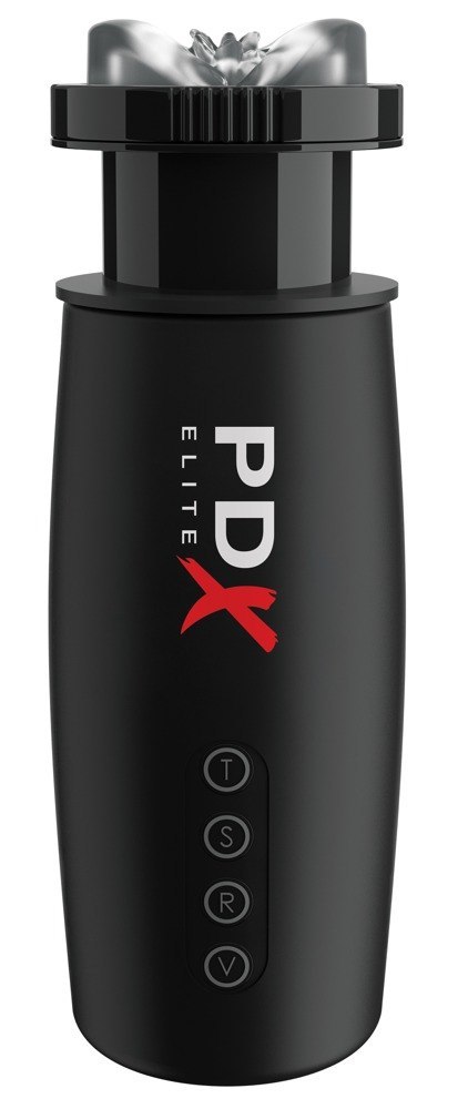 Masturbator PDX Elite Motobator 2 wibrujący z ssaniem USB 23 cm PDX Elite