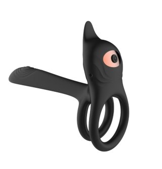 Stymulator - Double vibrating ring - USB 10 Functions / Remote Control Boys of Toys Sp. z o.o.