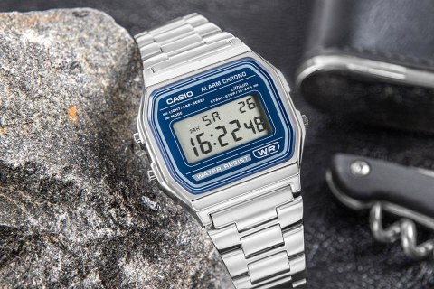 Zegarek CASIO A158WEA-2EF Unisex + BOX CASIO
