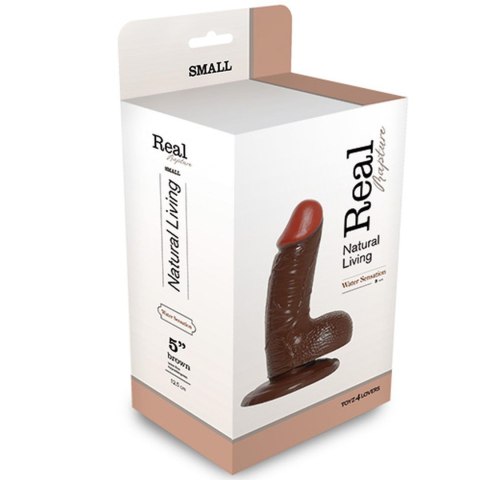 Dildo-REALISTIC DILDO REAL RAPTURE BROWN 5" MSX Distribution S.r.l.
