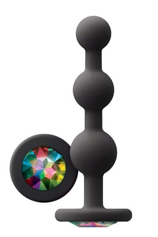 GLAMS RIPPLE RAINBOW GEM BLACK TONGA