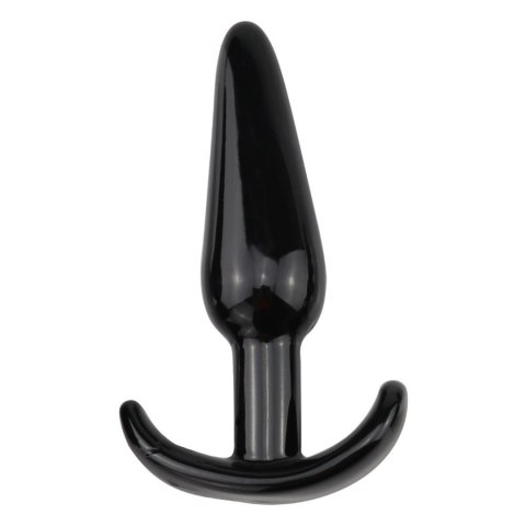 Korek analny Lovesecret T Plug 09 czarny 12 cm TPE Lovesecret