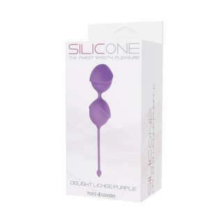 Kulki silikonowe Palline Delight Toyz4lovers fioletowe 19,5 cm Toyz4lovers