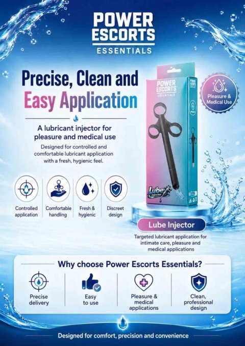 Power Escorts - BR377 - Lube Injector - Lubricant Applicator - Precise and Controlled Application POWER ESCORTS