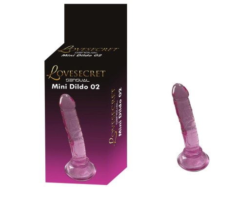 Realistyczne mini dildo Lovesecret różowe 14 cm Lovesecret