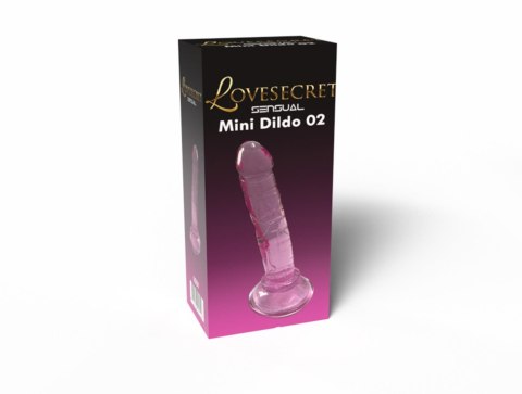 Realistyczne mini dildo Lovesecret różowe 14 cm Lovesecret