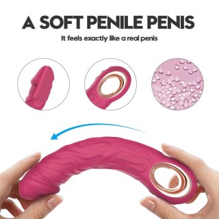 Wibrator Lovesecret Premium G Spot realistyczny różowy USB 22 cm Lovesecret
