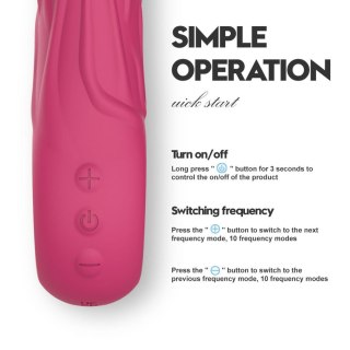 Wibrator Lovesecret Premium G Spot realistyczny różowy USB 22 cm Lovesecret