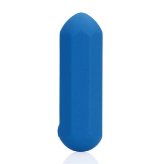 Wibrator silikonowy heksagonalny Loveline niebieski 7,2 cm Loveline