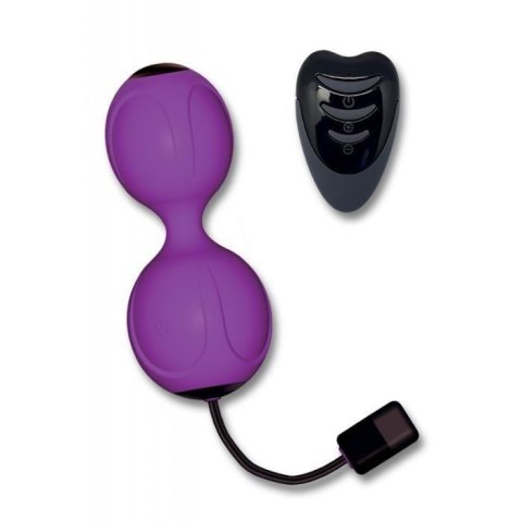 Kulki Kegel wibrujące Alive fioletowe z pilotem USB Alive