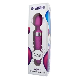 Masażer różdżkowy Alive BE WANDED fioletowy USB 20 cm Alive