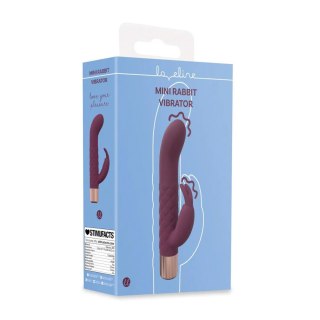 Mini Rabbit Vibrator - Burgundy SHOTS