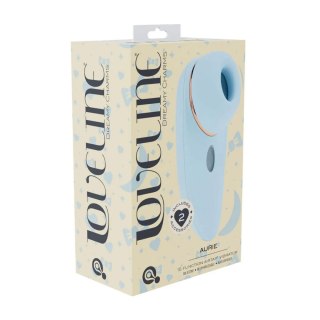 Aurie - AirTap Vibrator with Two Head Attachments - Blue SHOTS