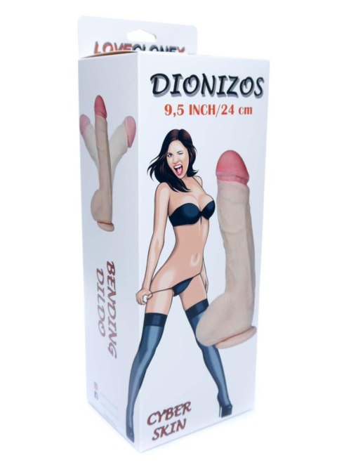 Dildo-DIONIZOS-LOVECLONEX 9,5""""""""-flexible Boys of Toys Sp. z o.o.