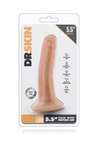Dildo z przyssawką Dr Skin Blush 5,5 cala PVC Blush