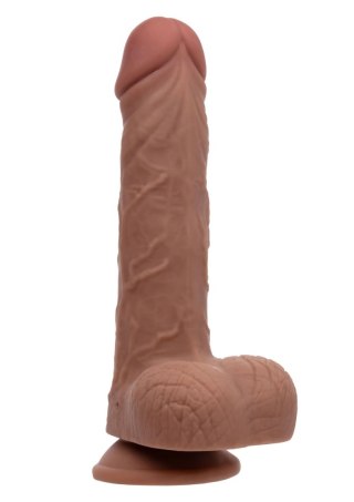 Wibrator realistyczny Thrusting Jack Hammer Calexotics karmelowy 21 cm CalExotics