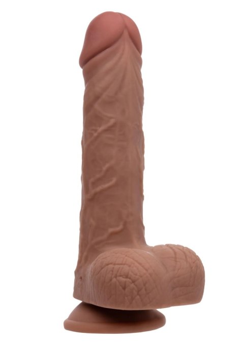 Wibrator realistyczny Thrusting Jack Hammer Calexotics karmelowy 21 cm CalExotics