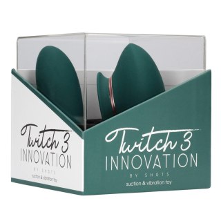 Wibrator ssący Innovation Twitch 3 silikonowy zielony USB Innovation